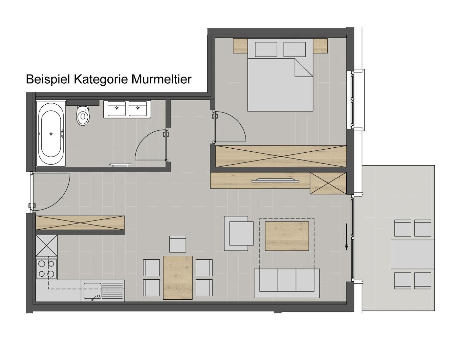 Alpinlodges Kühtai Pokoj fotografie