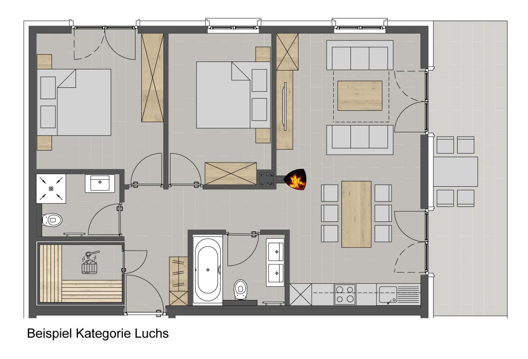 Alpinlodges Kühtai Pokoj fotografie
